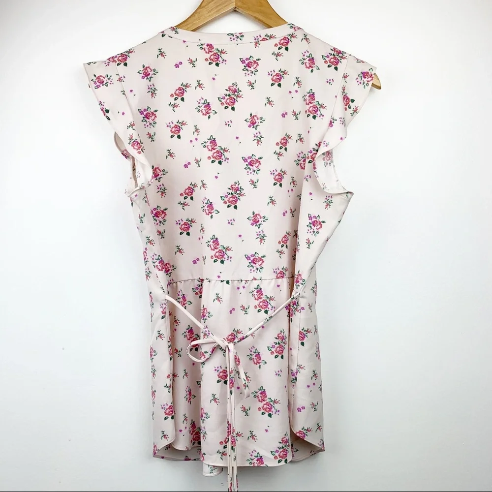 ModCloth Floral Blouse M - Picture 2 of 8